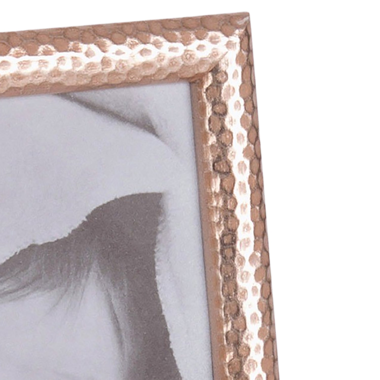 Hammered Champagne Narrow Width Table Top Frame - Elegant Dining & Event Decor for Weddings, Parties & Home