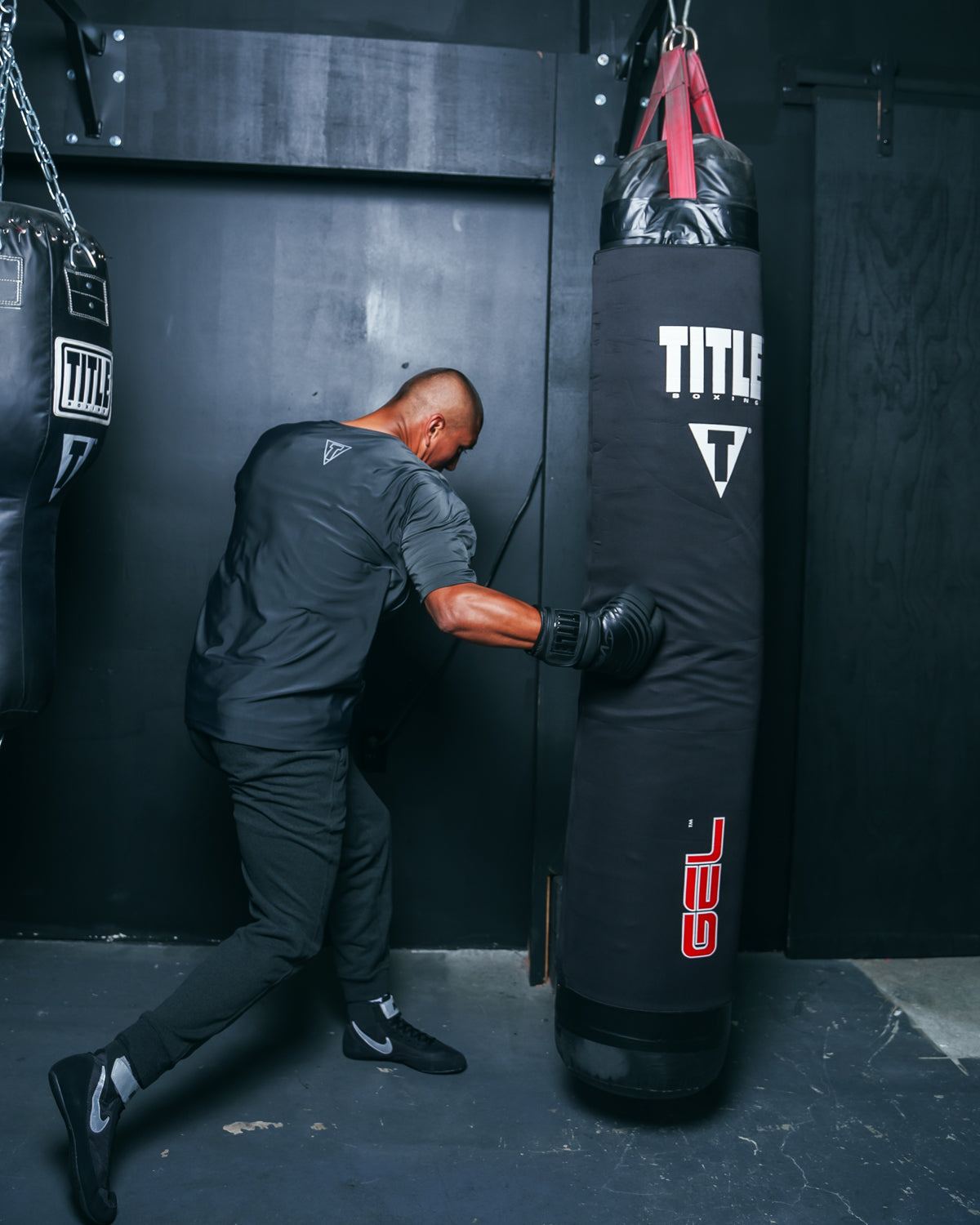 TITLE Boxing Gel Intense Heavy Bag Striking Sleeve - Premium Hand Wraps for Boxing, MMA & Kickboxing Training - Protect Knuckles & Wrists During Punching Bag Workouts