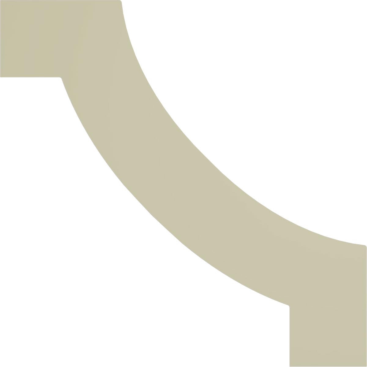 Ekena Millwork PML16X16CA-CASE-8 Caputo Egg & Dart Corner Panel Moulding (8-Pack) - 16 1/8