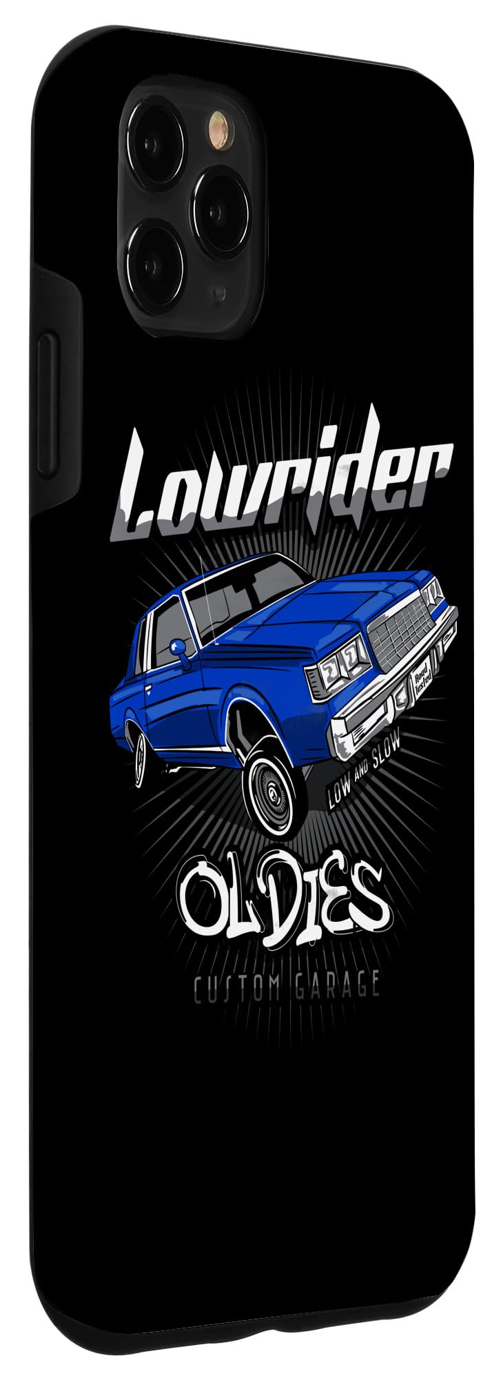 Custom iPhone 11 Pro Max Case - Lowrider Oldies Chicano Mexican Latina Rider Cholo Design - Perfect for Street Culture Enthusiasts & Music Lovers
