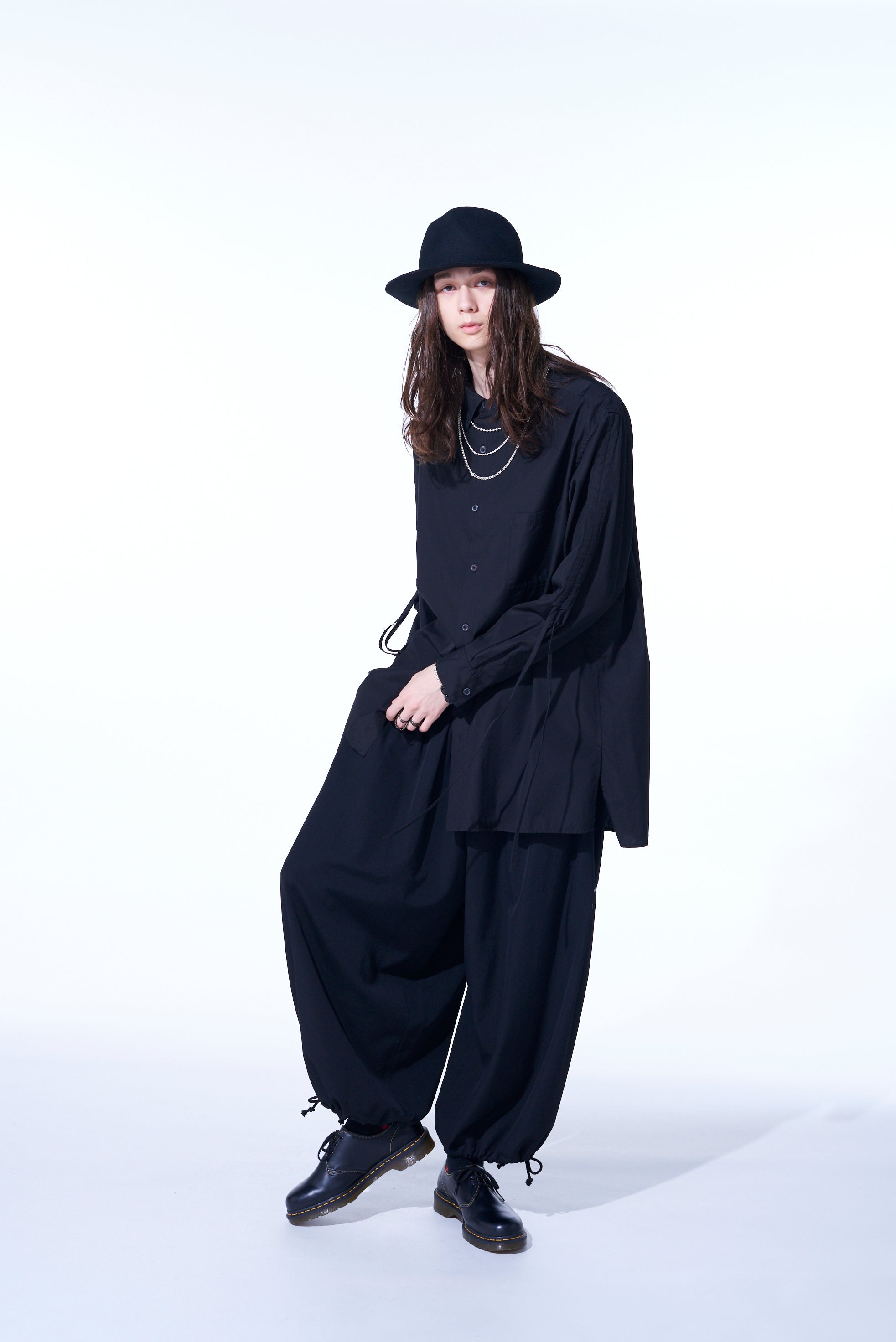 Premium Cotton Broadcloth Oversized Shirt with Adjustable Gathered Strings | Comfortable Loose Fit Women's Blouse for Casual Wear & Layering