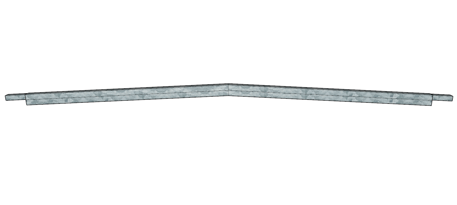 10FT Galvanized Steel Gable Roof Truss for Livestock Barns, Horse Stalls & Farm Buildings - Heavy Duty Construction for Animal Shelters & Agricultural Use