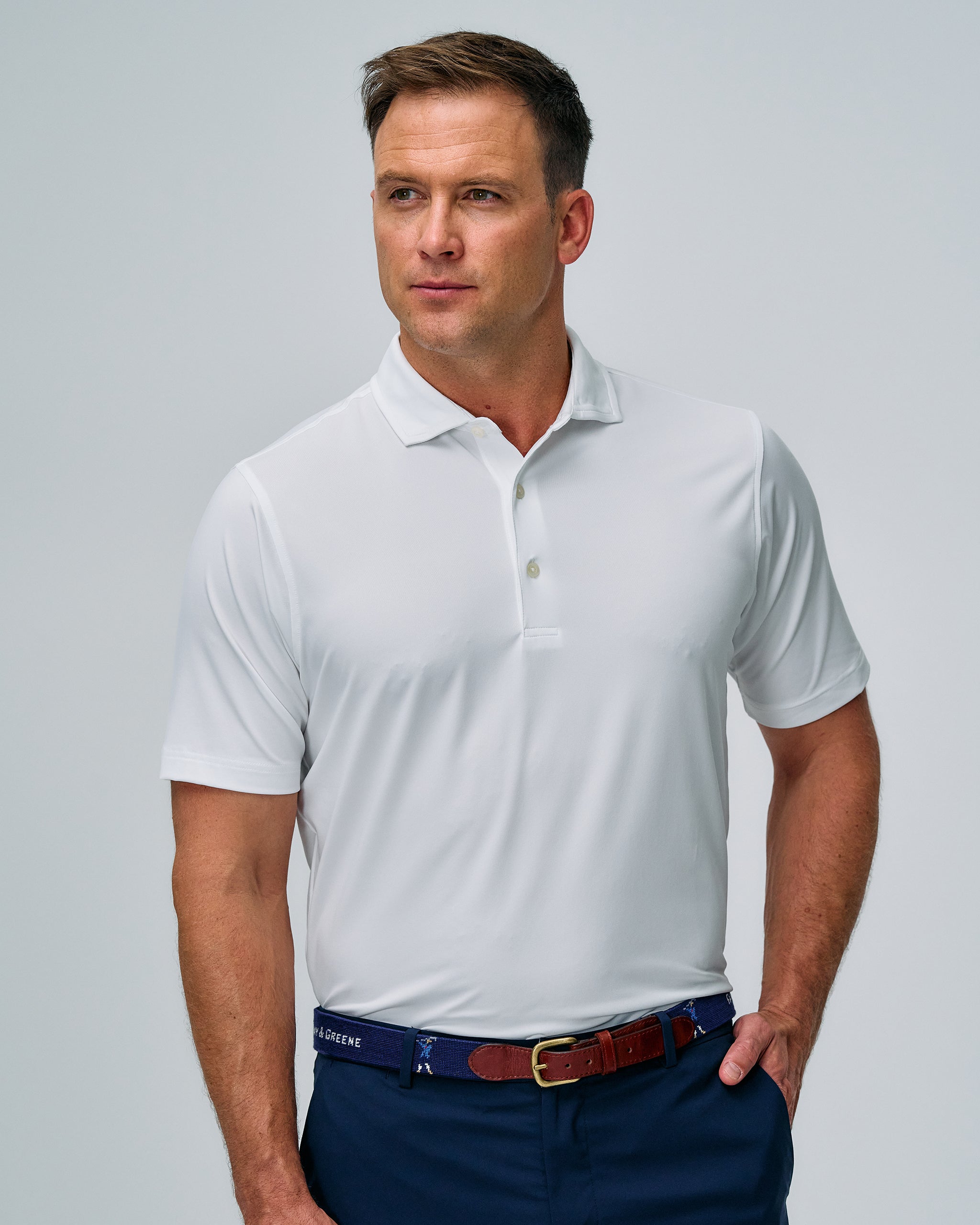Premium MIDDLETON Solid Polo Shirt for Men - Classic Fit, Breathable Cotton, Versatile Casual & Business Wear - Perfect for Office, Golf, and Everyday Outfits