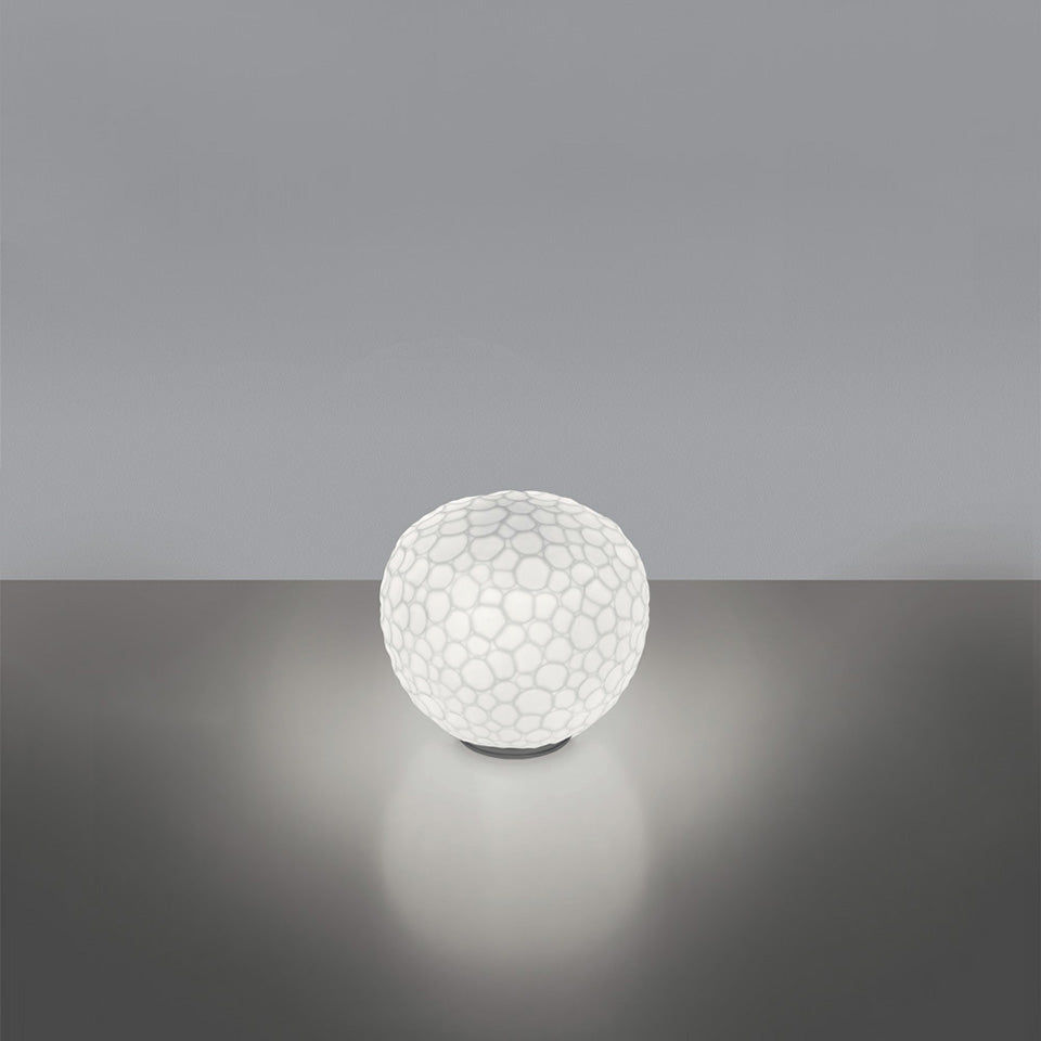 Meteorite Table Lamp - Modern LED Desk Light for Home Office, Bedroom & Living Room - Stylish Nightstand Lighting for Reading & Decor