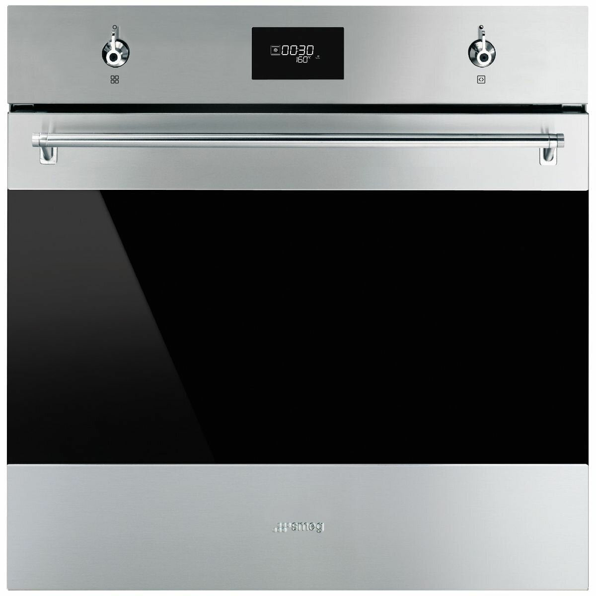 Smeg 60cm Classic Pyrolytic Self-Cleaning Oven - Stainless Steel SOPA6301TX | Professional Kitchen Appliance for Baking, Roasting & Cooking at Home