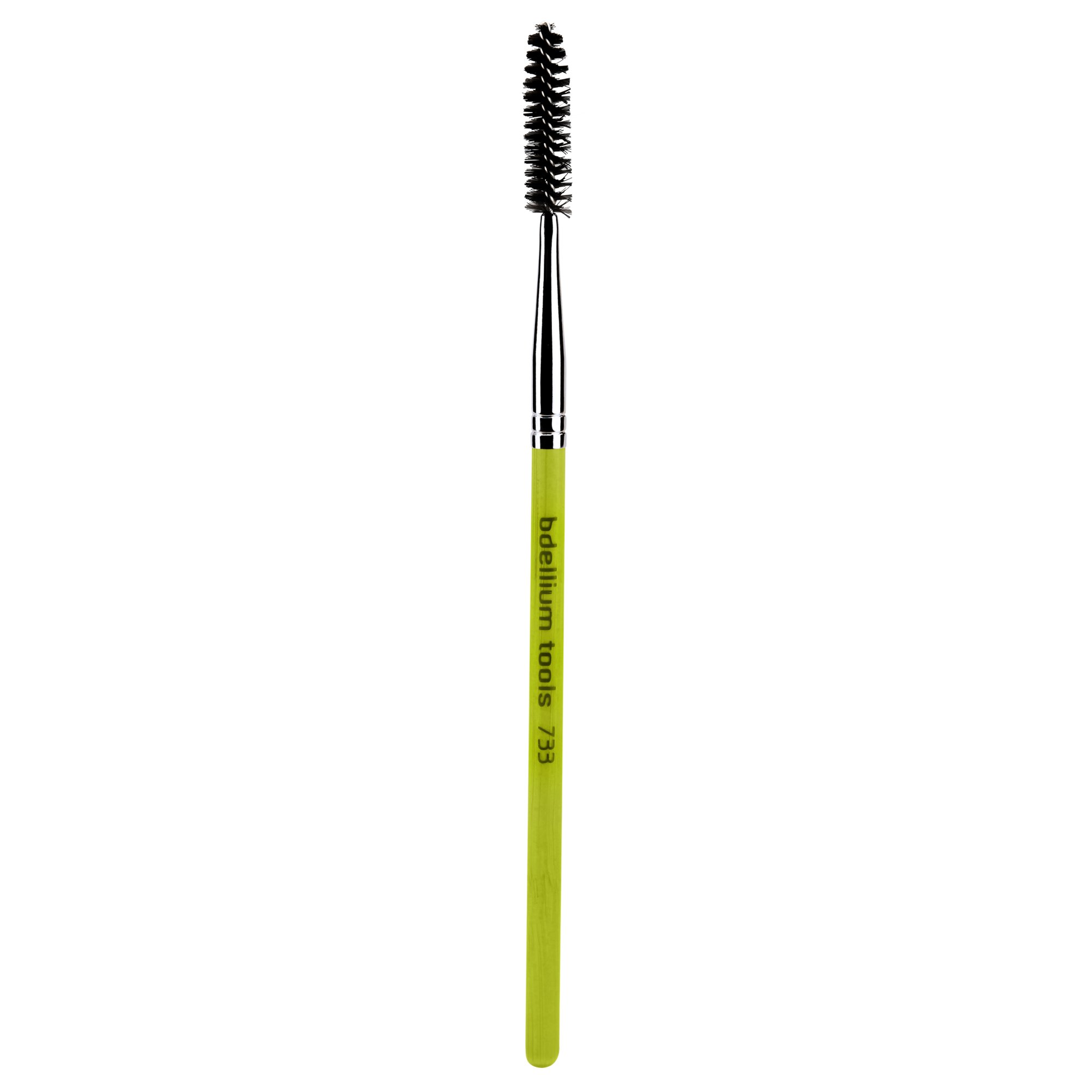 Bdellium Tools Professional Makeup Brush - Green Bamboo Series 733 Lash - Soft Synthetic Fiber Mascara Brush for Precise Application (Green, 1 Piece) | Perfect for Professional Makeup Artists & Home Beauty Routines