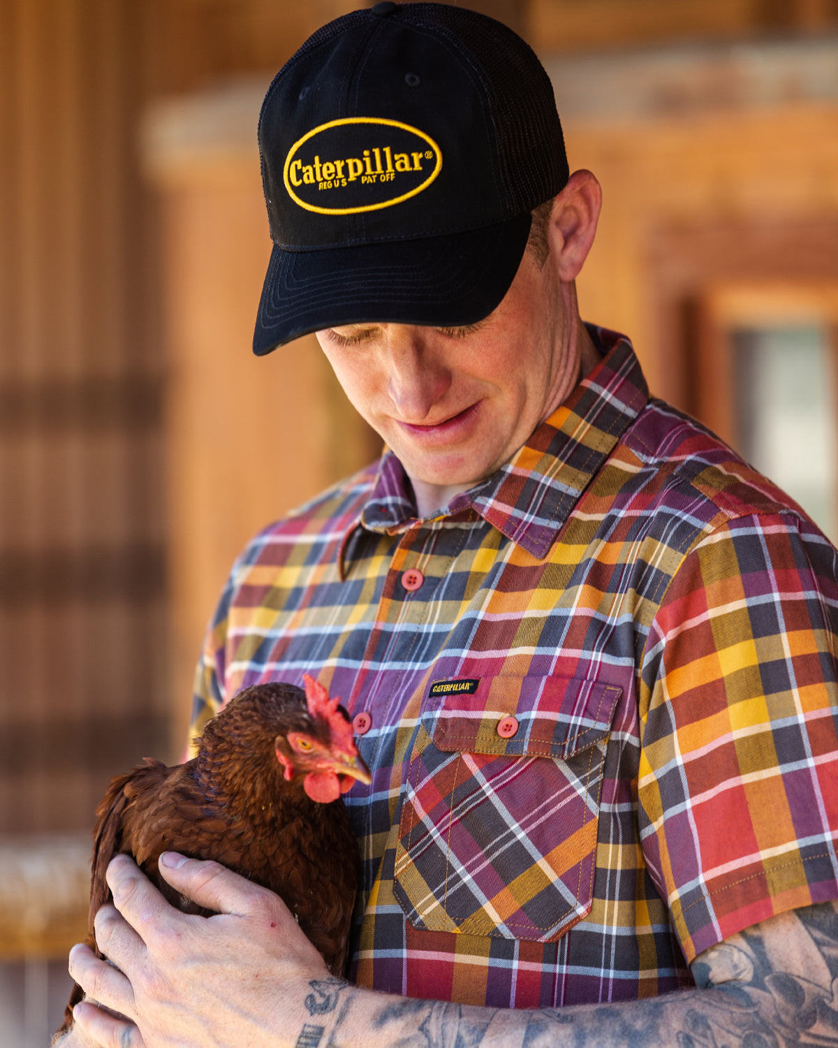 Men's Plaid Work Shirt - Durable Flannel Button Down Shirt for Outdoor Work, Camping & Casual Wear
