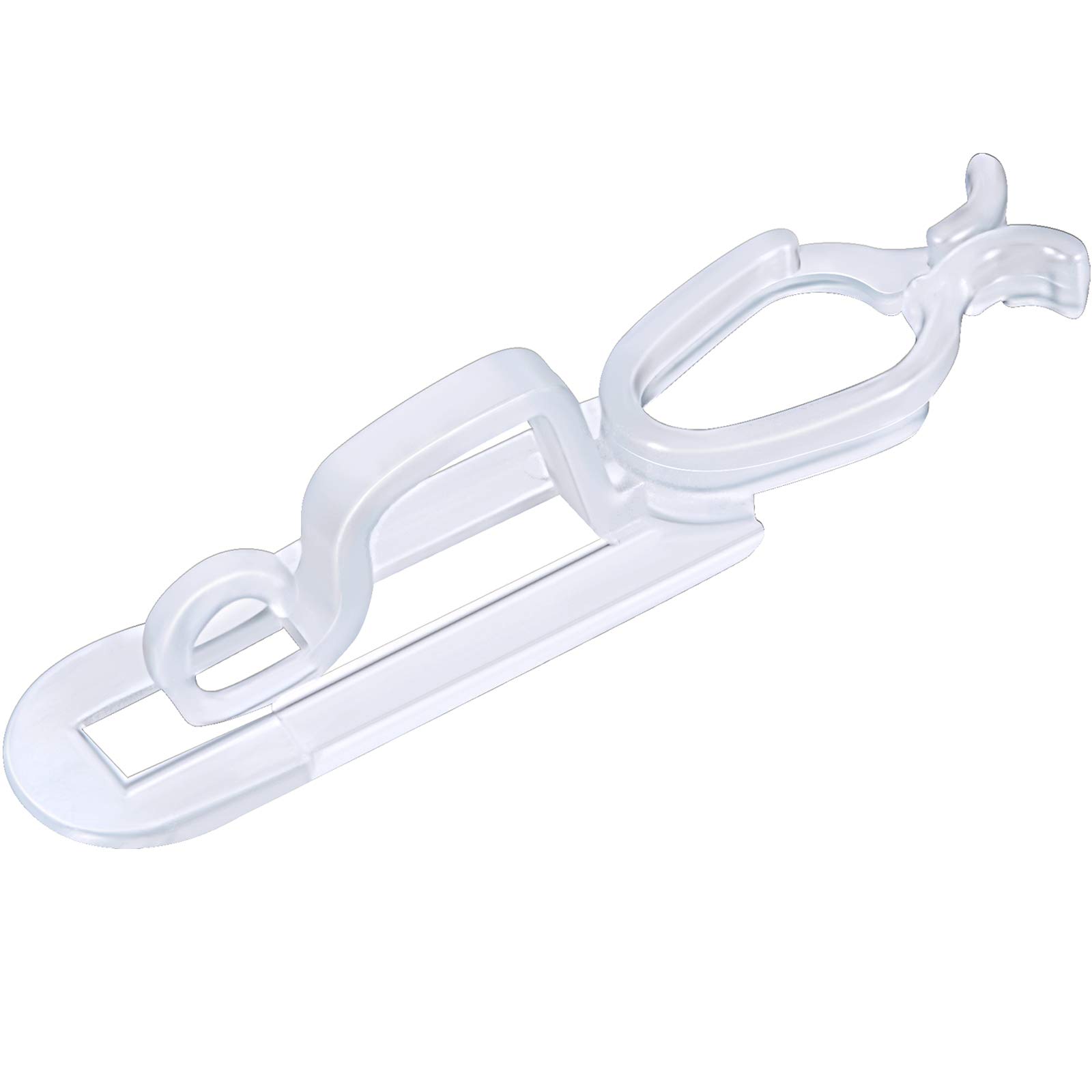 Blulu 25-Piece Clear Light Clips Hooks - Universal Gutter Hooks for C9 C7 C6 Christmas Lights - Perfect for Roof, Ridge Line, Fence & Outdoor Holiday Decorations