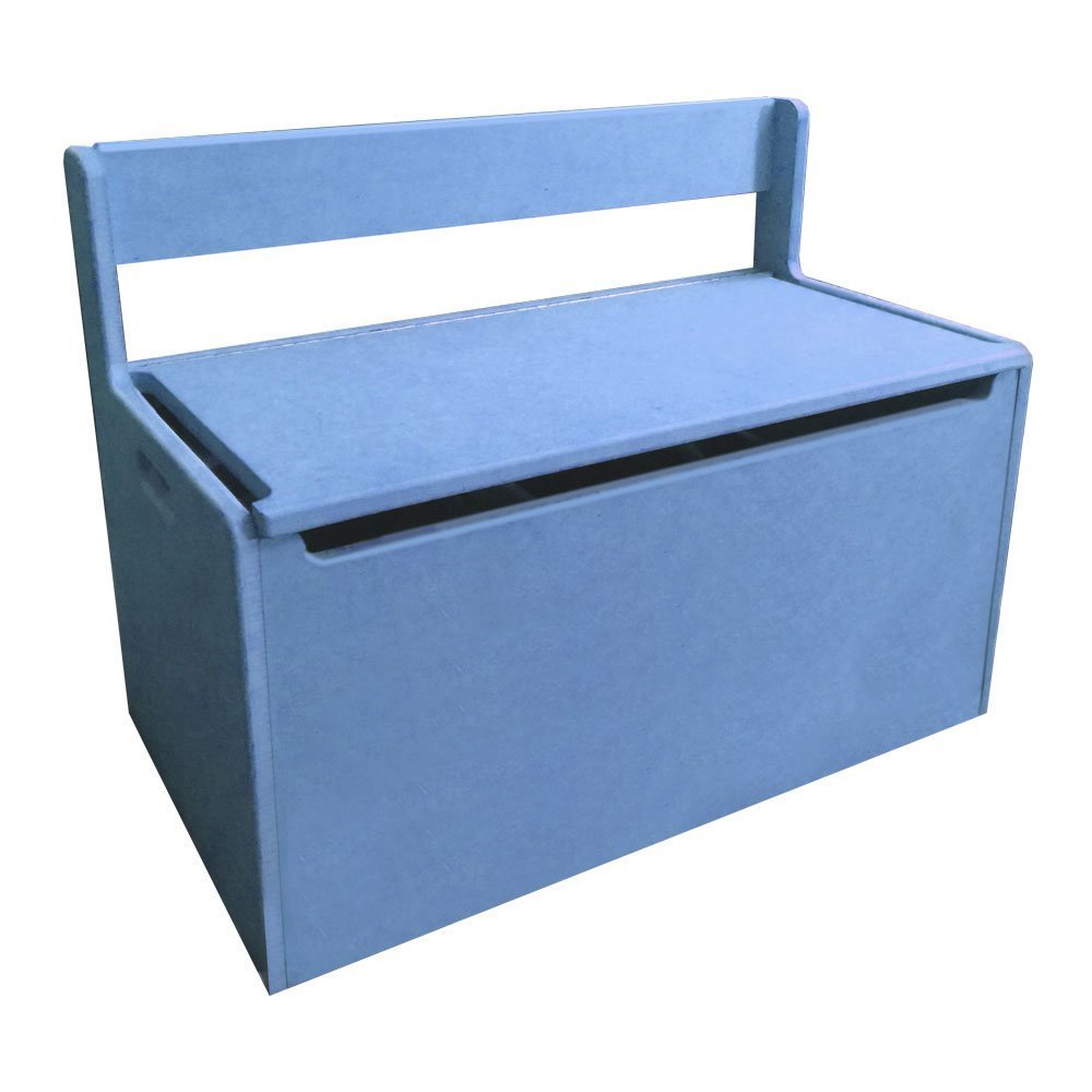 Personalized 3D Name Toy Storage Box & Bench Seat - Kids Room Organizer with Custom Name for Playroom, Nursery, or Bedroom Decor