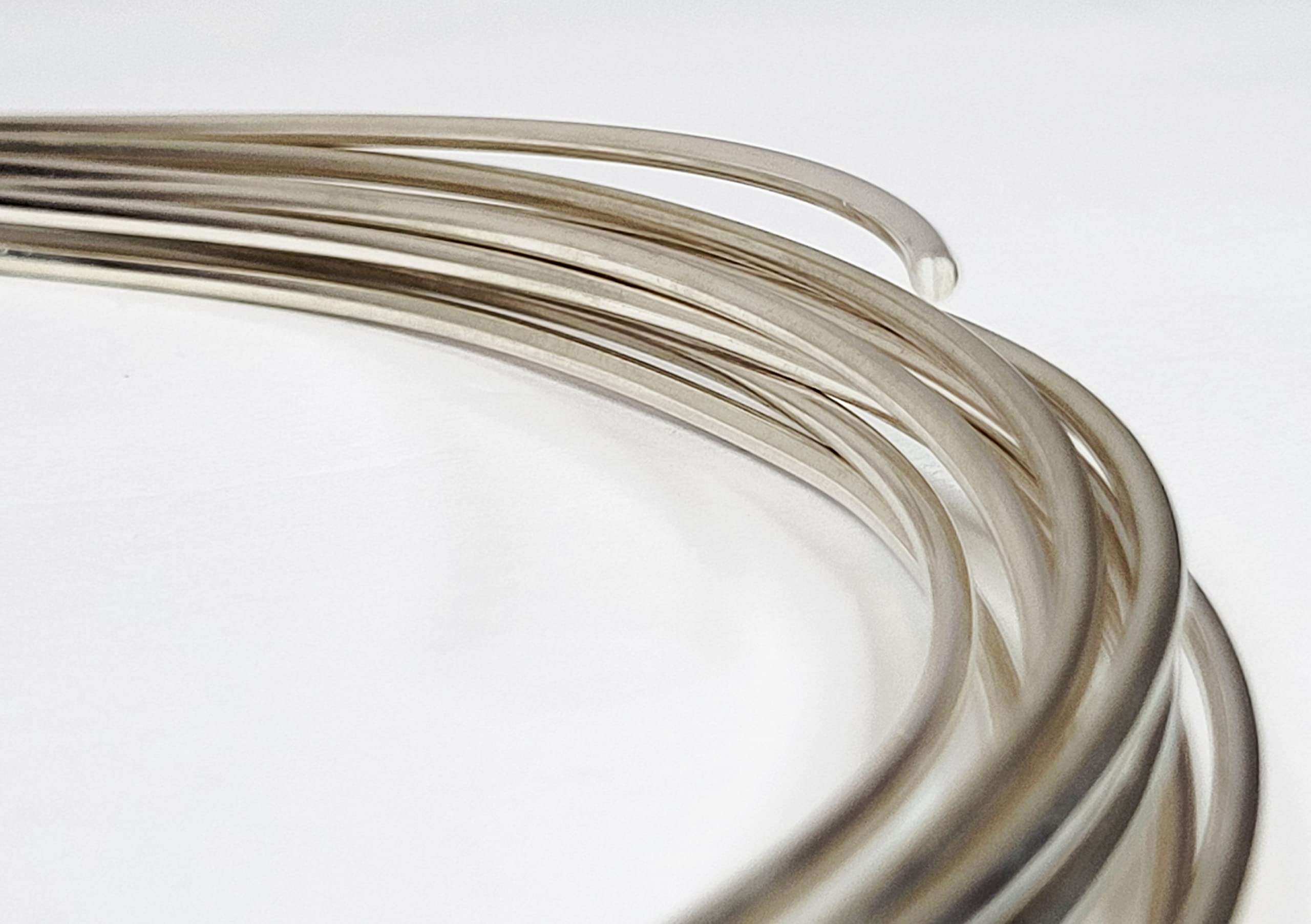 11 Gauge Round Dead Soft 925 Sterling Silver Wire - 3 Feet Jewelry Making Supplies for DIY Bracelets, Necklaces & Crafting Projects - WIZART Premium Art Wire