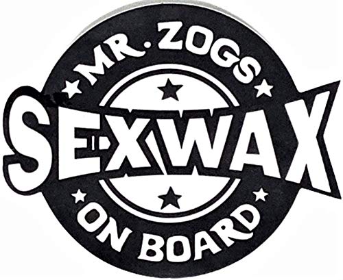 Sex Wax Surfboard Sticker - Durable Vinyl Decal for Surfboards (Multiple Colors) - Perfect for Surfing, Skateboards & Water Sports Gear