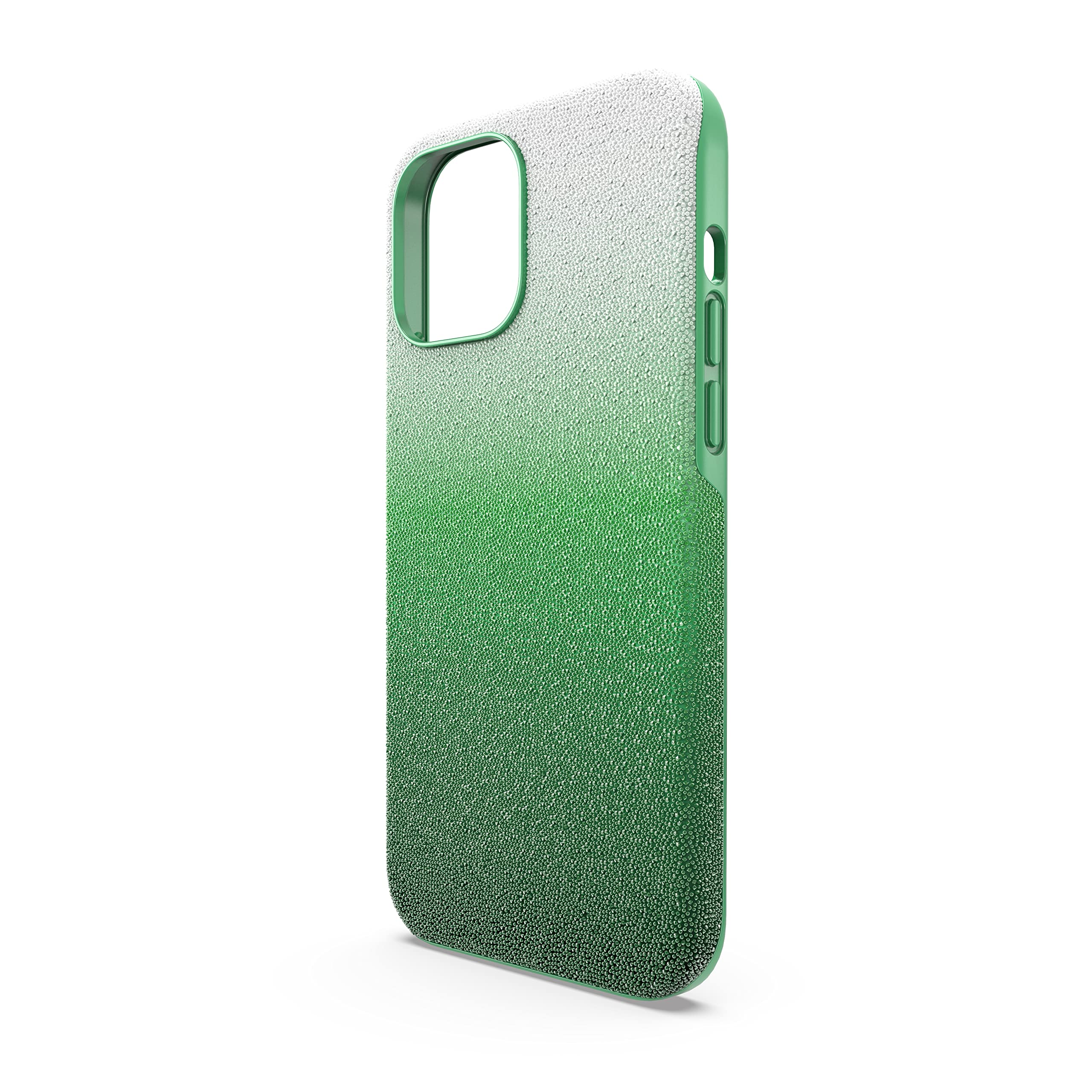 Swarovski Crystal iPhone 13 Pro Max Case - Luxury Rhinestone Phone Cover for Women, Protective Green Sparkle Design - Perfect for Parties, Weddings & Special Occasions
