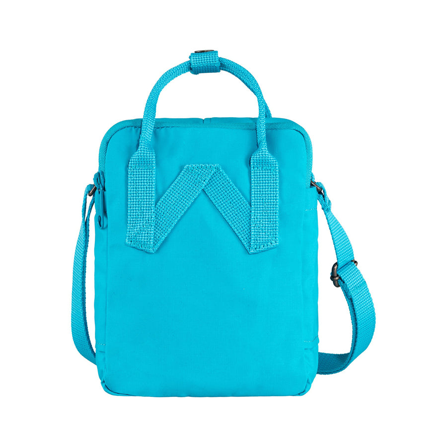 FJALLRAVEN Kanken Sling Bag - Lightweight Crossbody Backpack for Travel & Hiking, Deep Turquoise Blue, Perfect for Commuting, School & Outdoor Adventures