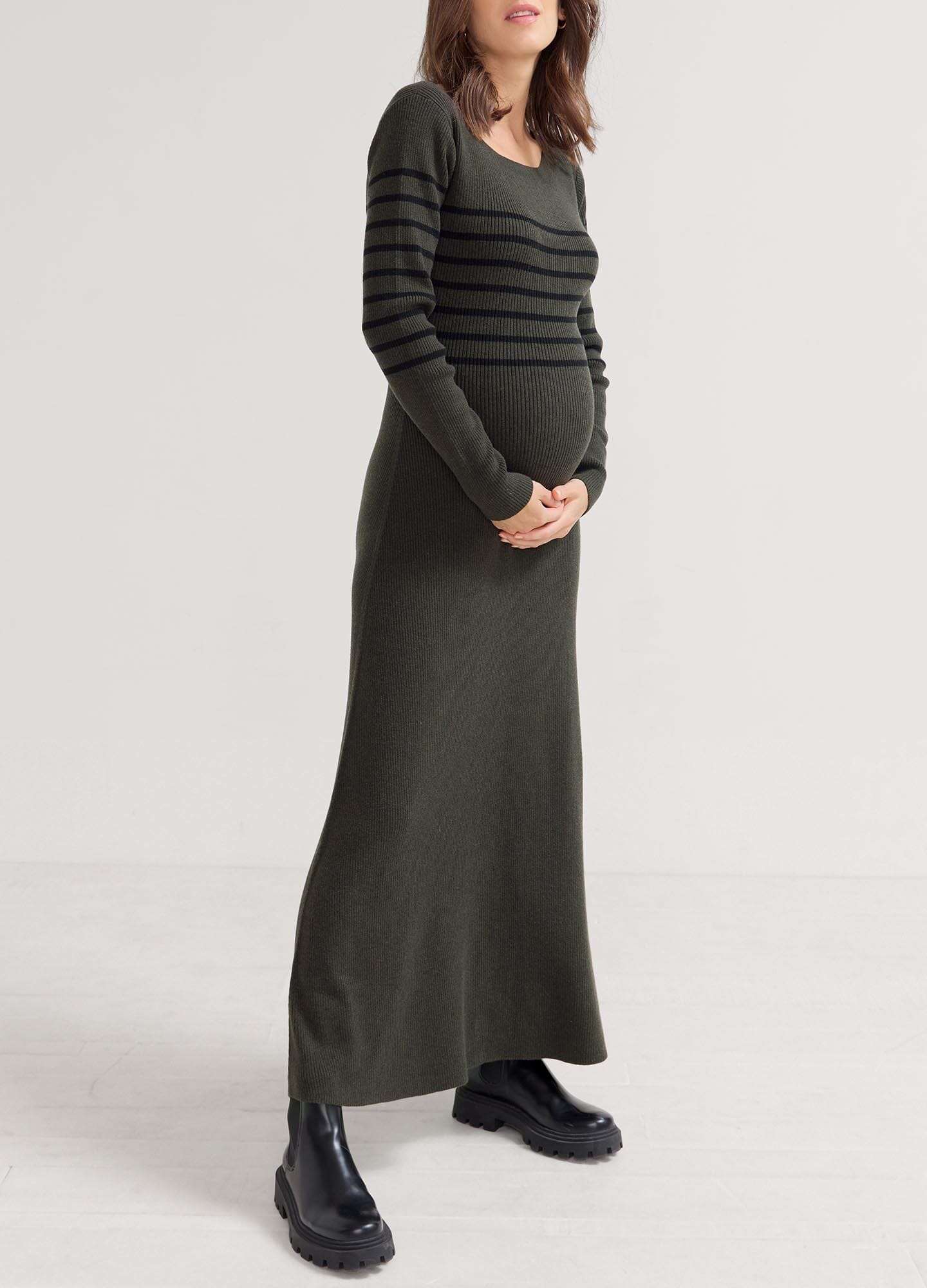 Stylish Marta Sweater Dress for Women - Cozy Knit Long Sleeve Tunic Dress - Perfect for Fall, Winter & Holiday Parties