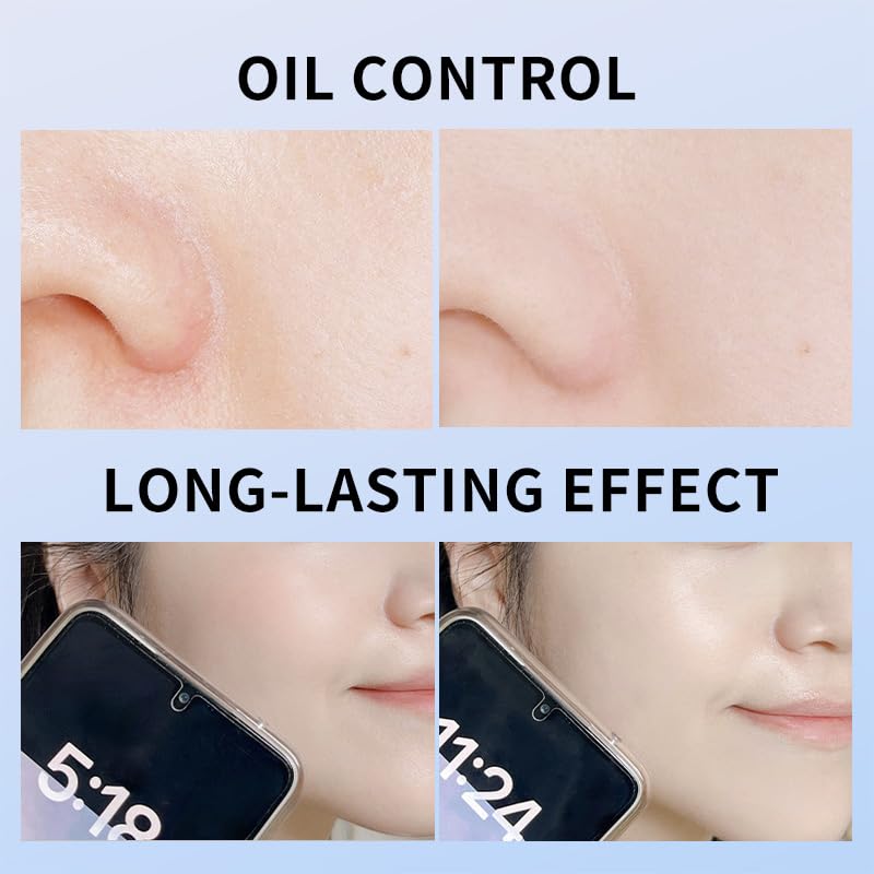 Oil Control Pressed Face Powder - Matte & Smooth Translucent Setting Powder | Waterproof, Long-Lasting Makeup Finishing Powder | Cruelty-Free (02 Natural) | Perfect for Oily Skin & All-Day Wear | Ideal for Daily Makeup, Touch-Ups & Photo Shoots