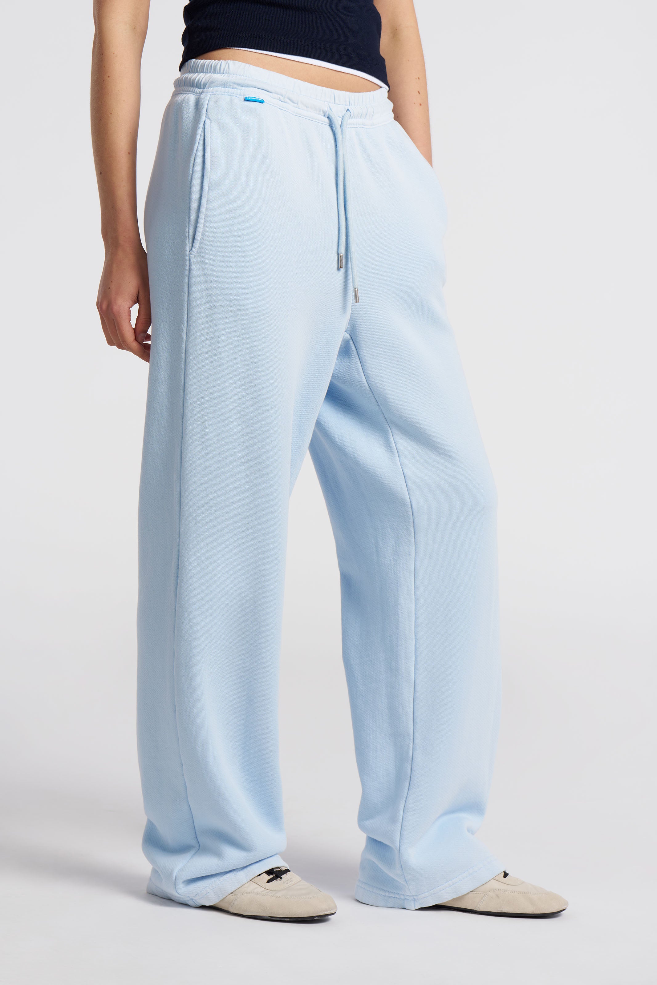 Vintage Boston Trouser in Powder Blue - Classic Casual Pants for Men, Perfect for Office Wear & Smart Casual Outfits