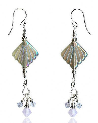 Akomeogi Rosaline Crystal Bead Earrings for Women - Elegant Dangle Drop Earrings with Sparkling Beads - Perfect for Parties, Weddings & Evening Events