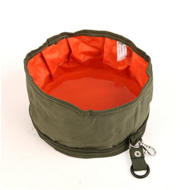Collapsible Pet Water & Food Bowl - Portable Travel Bowl for Dogs & Cats - Perfect for Hiking, Camping & Outdoor Adventures
