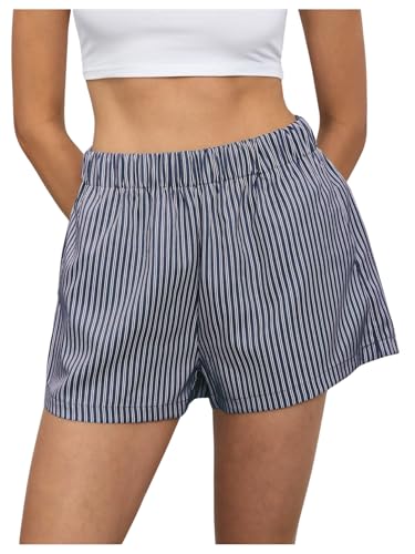 Striped Dark Blue