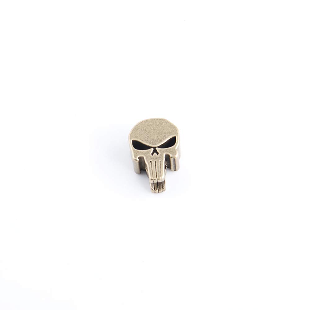 EDC Knife Bead Pendant - Brass Rope Pendant for Survival Gear & Outdoor Accessories | Perfect for Tactical Necklaces, Paracord Bracelets, and Camping Equipment
