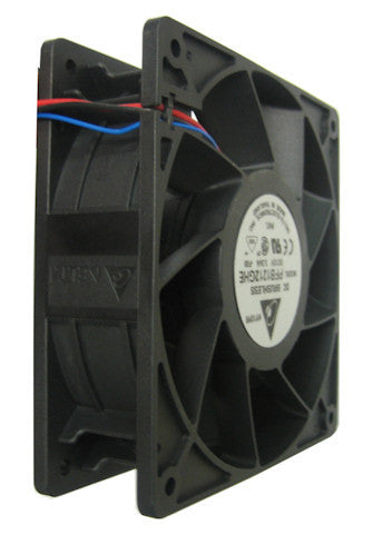 Delta PFB1212GHE-F00 120mm x 120mm x 25mm Extreme High Performance Case Fan - Perfect for PC Cooling, Gaming Rigs, and Server Cabinets