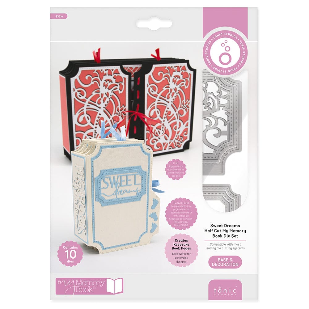 My Memory Book Scrapbooking Die Set Collection - Half Cut Shapes for DIY Cards, Albums & Paper Crafts