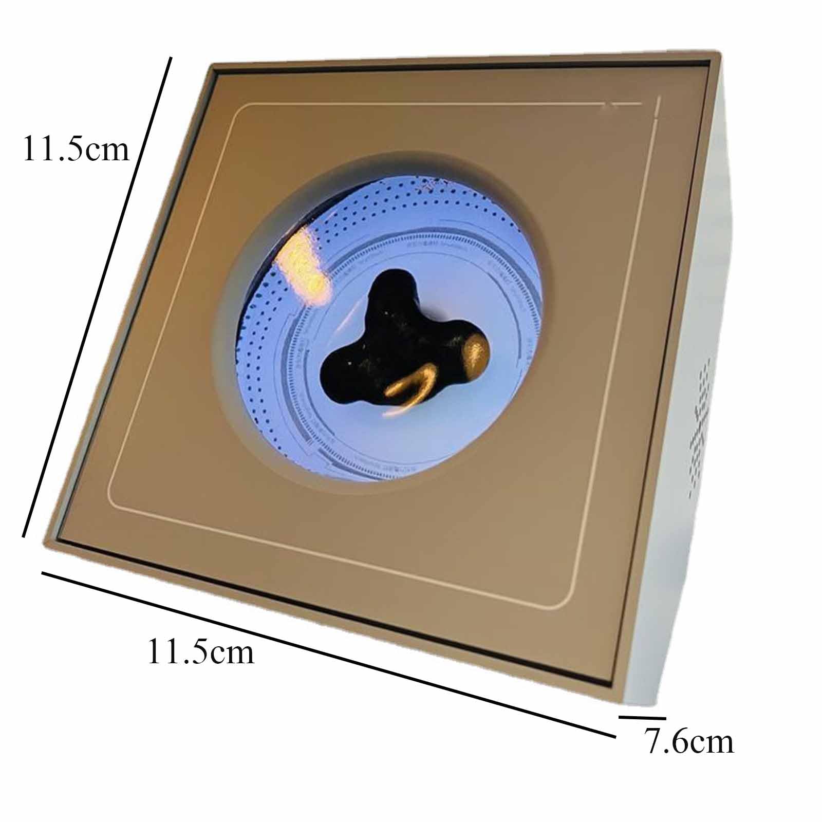 Magnetic Fluid Speaker with White Power Supply - Wireless Bluetooth Speaker for Home, Office & Travel - Portable Music Companion for Living Room, Bedroom & Study - Easy to Use & Multifunctional Audio Device - Perfect for Parties, Relaxation & Work