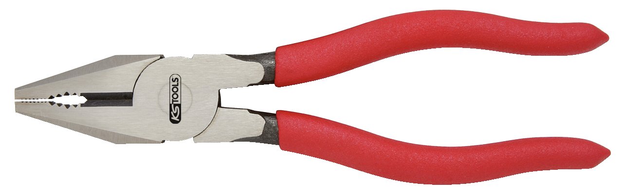 KS TOOLS 115.1322 200mm Combination Pliers - for DIY & Electrical Work