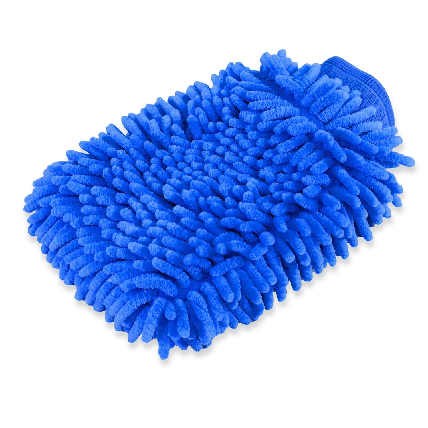 Premium Microfiber Cleaning Gloves for House & Car - Dusting, Washing, Polishing Mitts (2-Pack, Blue) - Perfect for Home Cleaning, Auto Detailing & Quick Shine