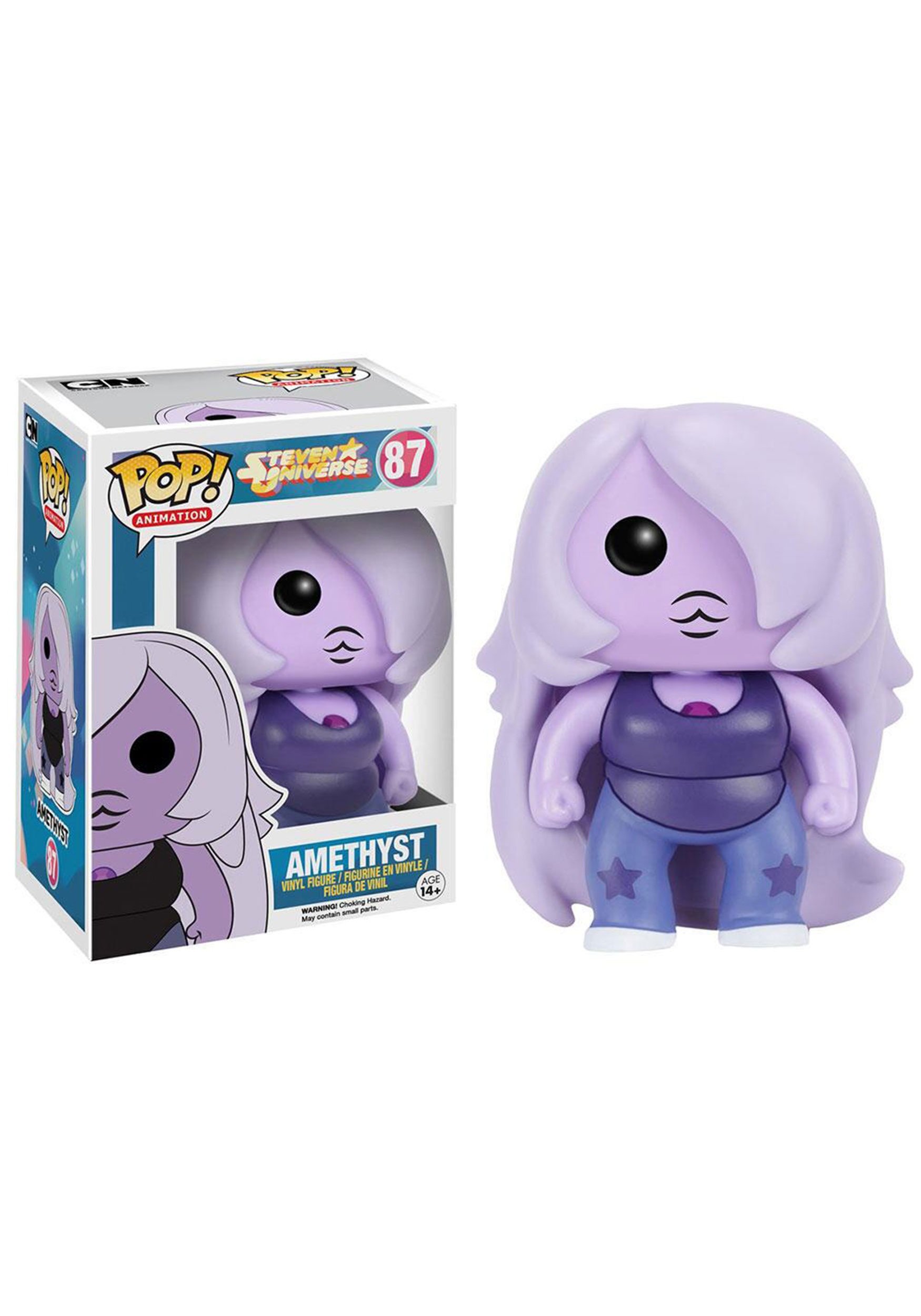 Funko Pop! Steven Universe Amethyst Vinyl Figure #87 - Collectible Toy for Fans, Gifts & Display