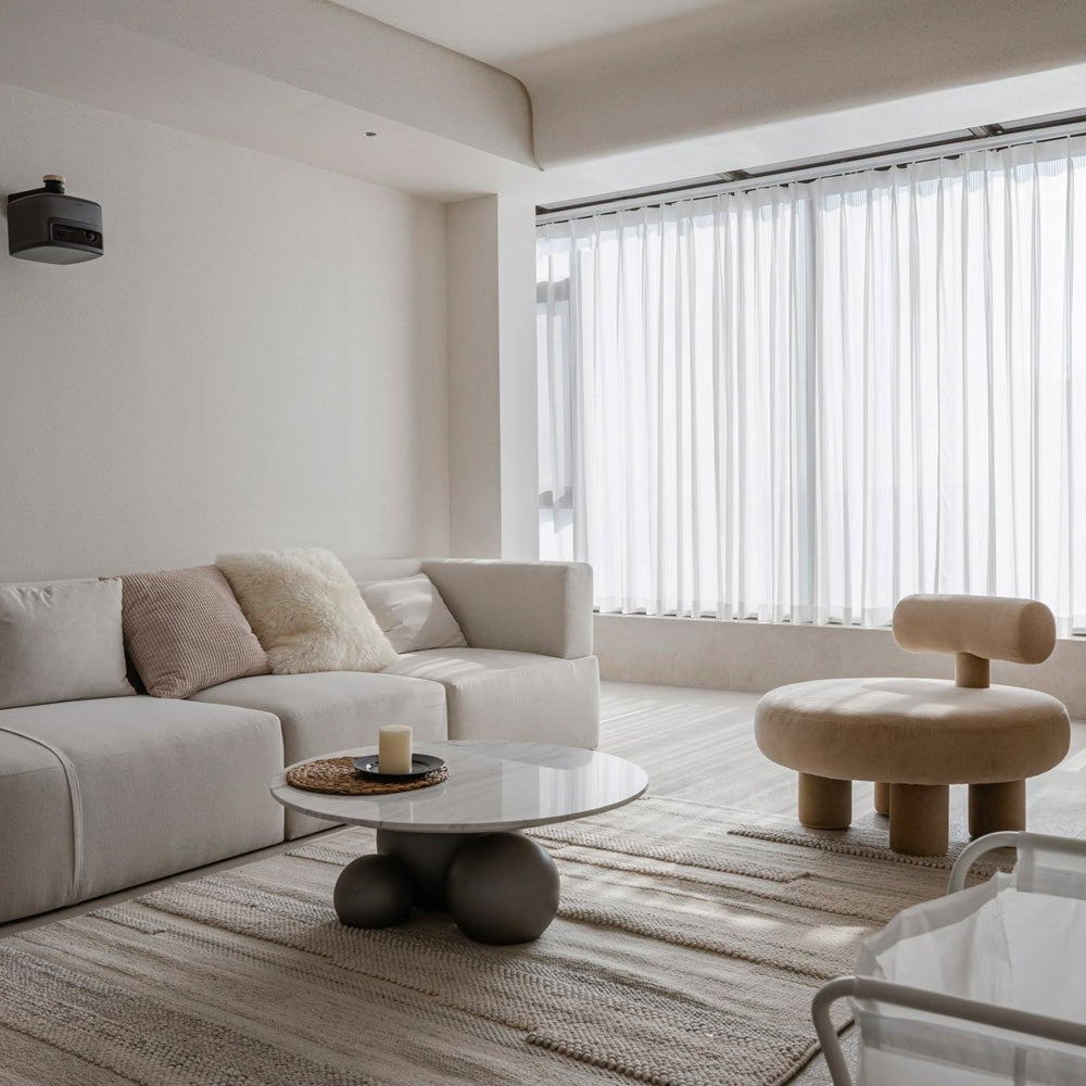 Tencel Gentle Radiance Sheer Curtains - Lightweight Breathable White Drapes for Living Room & Bedroom | Custom Pleated Window Treatment for Home Decor