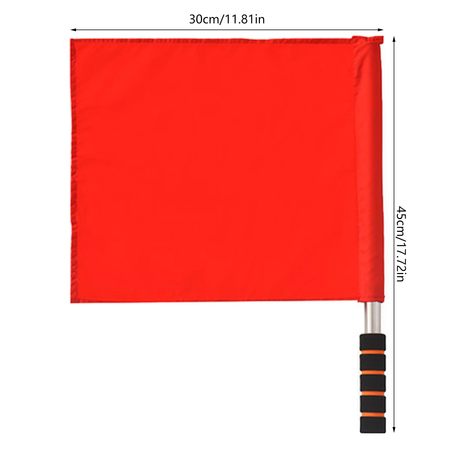 Referee Flags for Soccer, Volleyball & Basketball - Professional Linesman Signal Flags with Sponge Handle for Sports Training & Games | Perfect for Coaches, Referees & Tournament Use