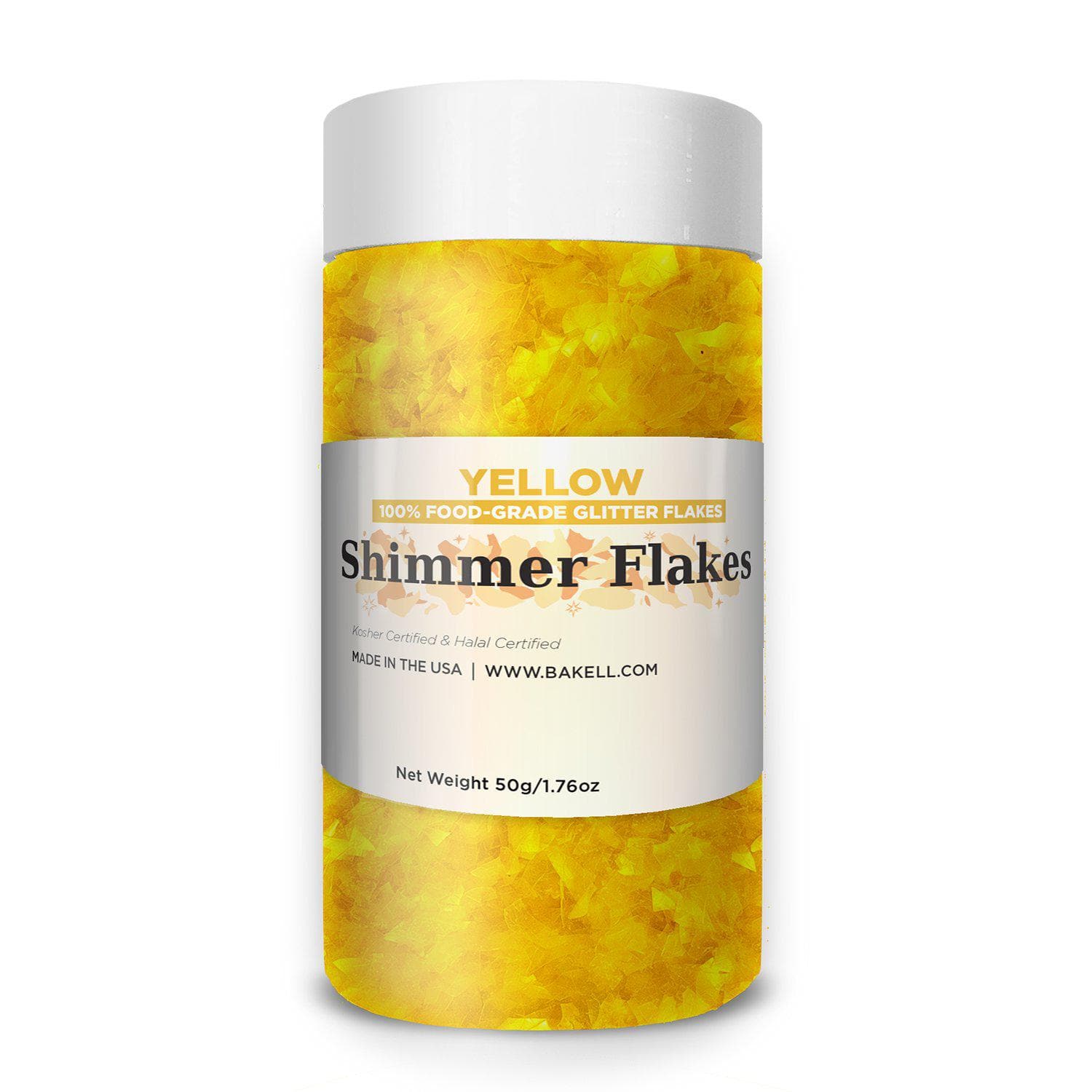 Premium Black Edible Shimmer Flakes for Baking & Cake Decorating - Food-Grade Sparkle Dust for Desserts, Drinks & DIY Crafts