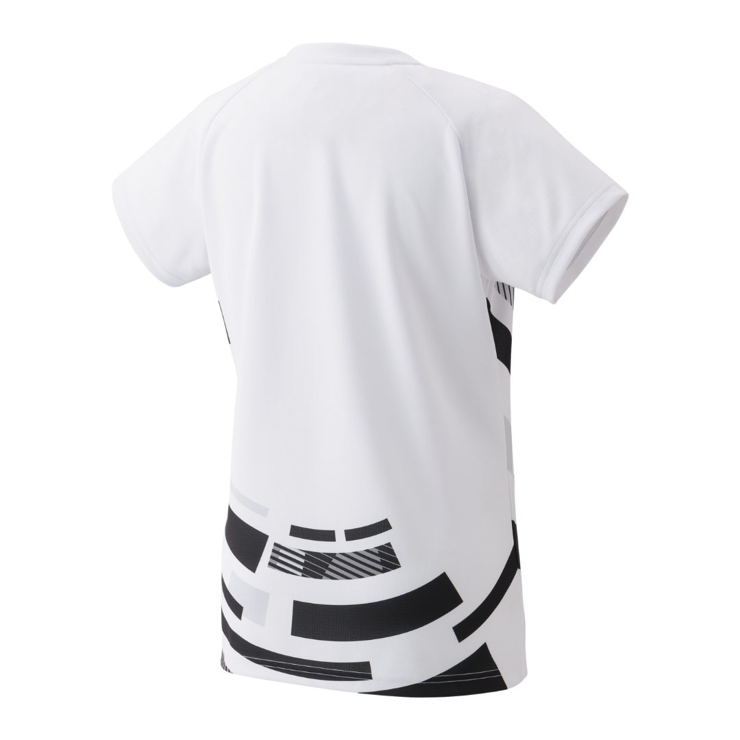Yonex 20780 Women's Tennis Crew Neck Performance Shirt - Moisture Wicking & Breathable - White - Perfect for Tennis Matches & Casual Wear