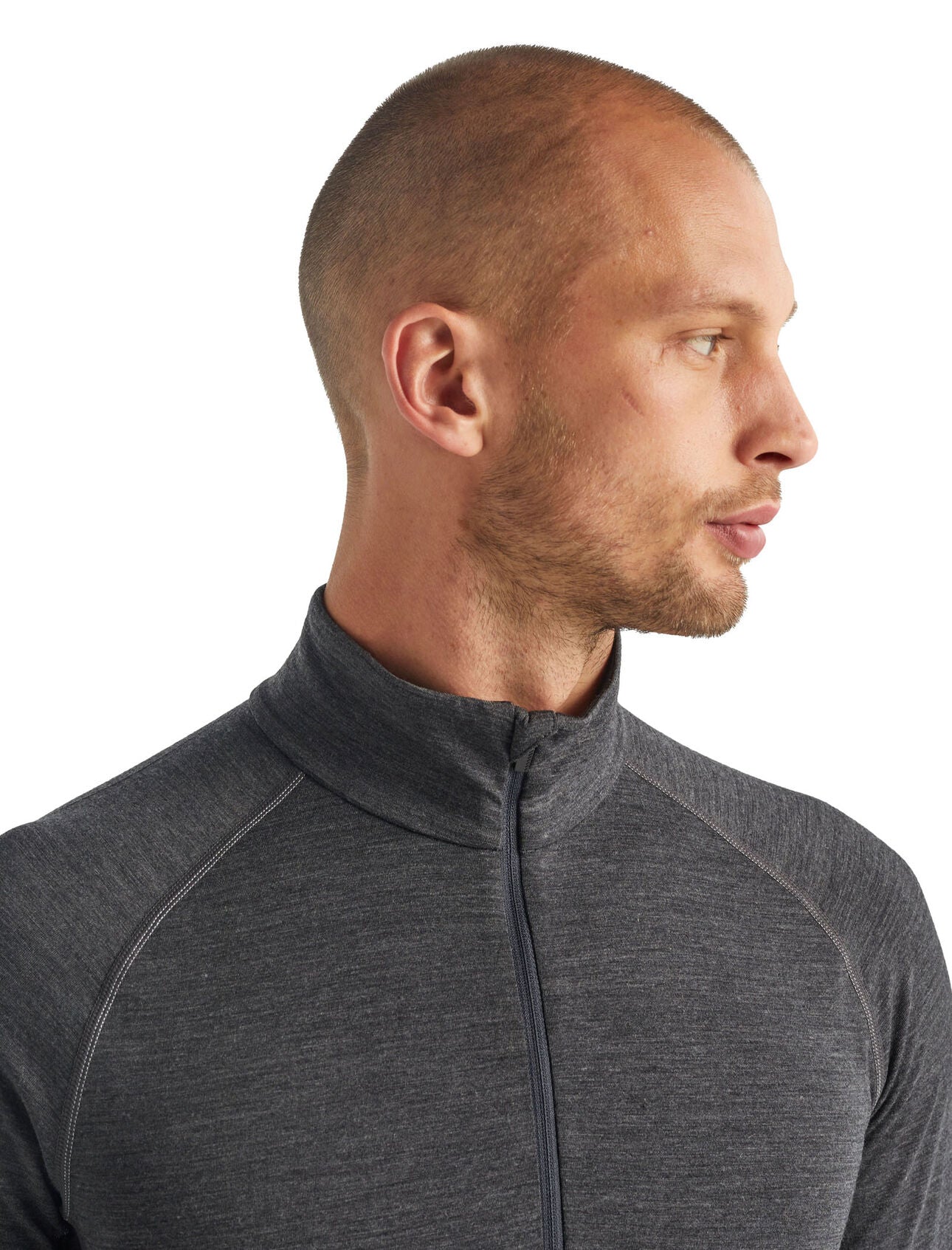 BodyfitZone™ Merino 260 Zone Long Sleeve Half Zip Thermal Top for Men - Breathable Base Layer for Hiking, Skiing & Winter Sports - IB104361