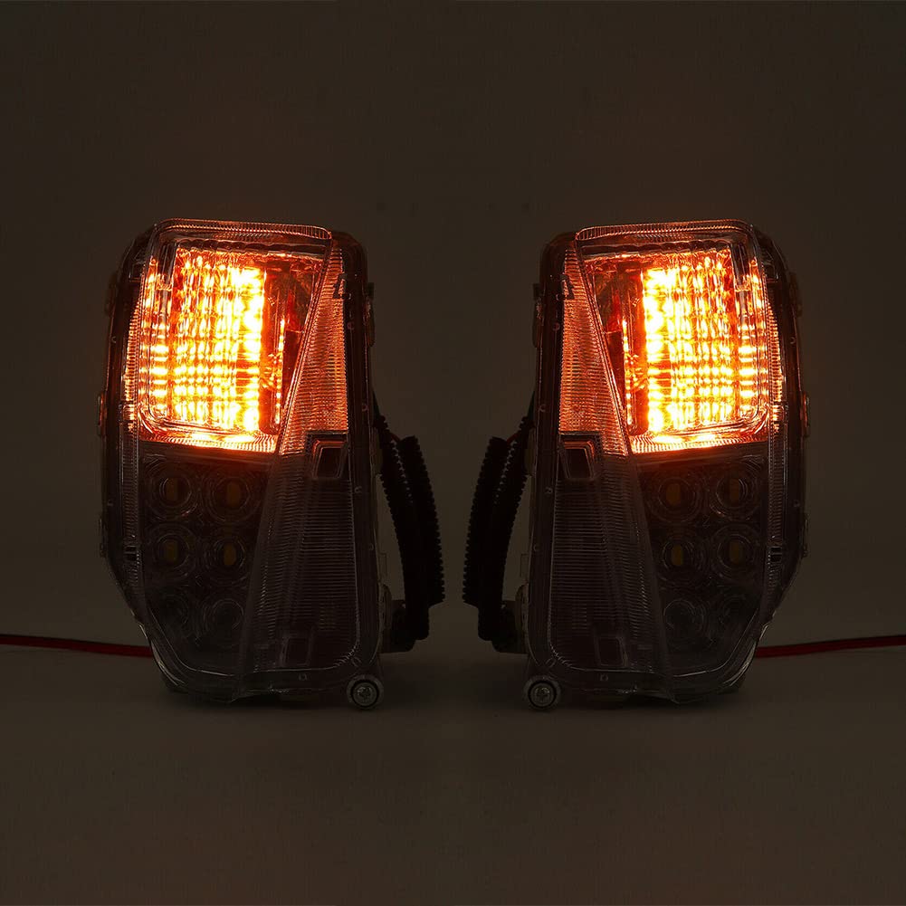 Toyota Prius 2012-2015 Front Bumper Fog Lights Replacement Kit - Durable LED Fog Lamp Assembly for Improved Night Visibility | Perfect for Off-Road Driving, Foggy Conditions & Enhanced Vehicle Safety