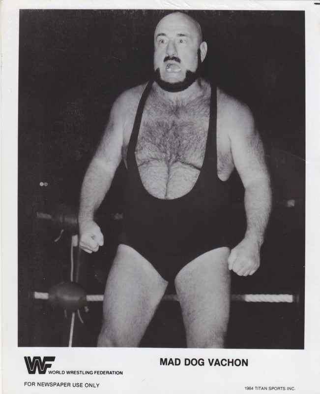 1984 Mad Dog Vachon Wrestling Action Figure - Rare Collectible Vintage WWF Memorabilia for Display & Investment | Perfect for Wrestling Fans & Collectors