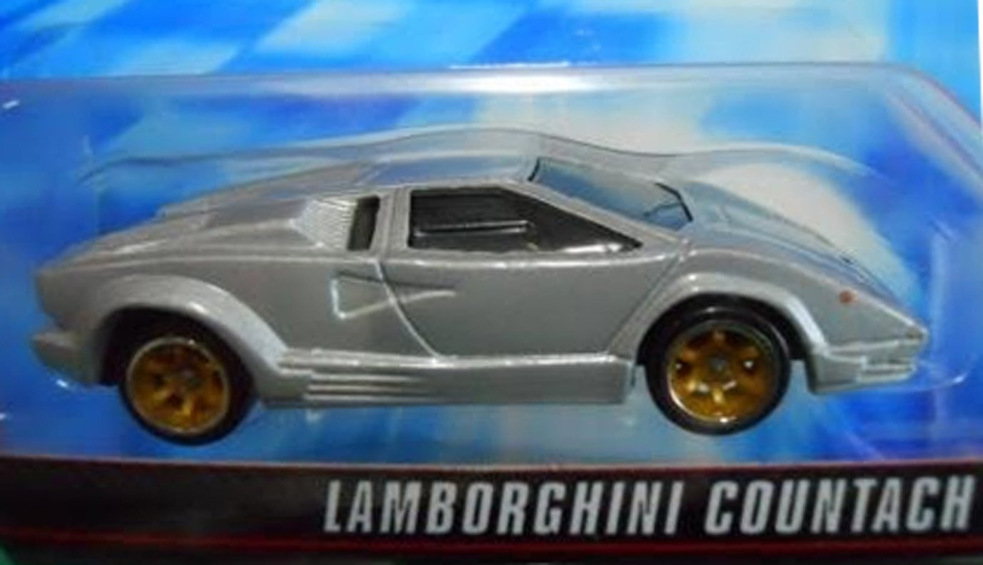 Hot Wheels Speed Machines 2010 Lamborghini Countach 1:64 Scale Die Cast Collectible Toy Car - Perfect for Collectors, Kids Play, and Display Showcase