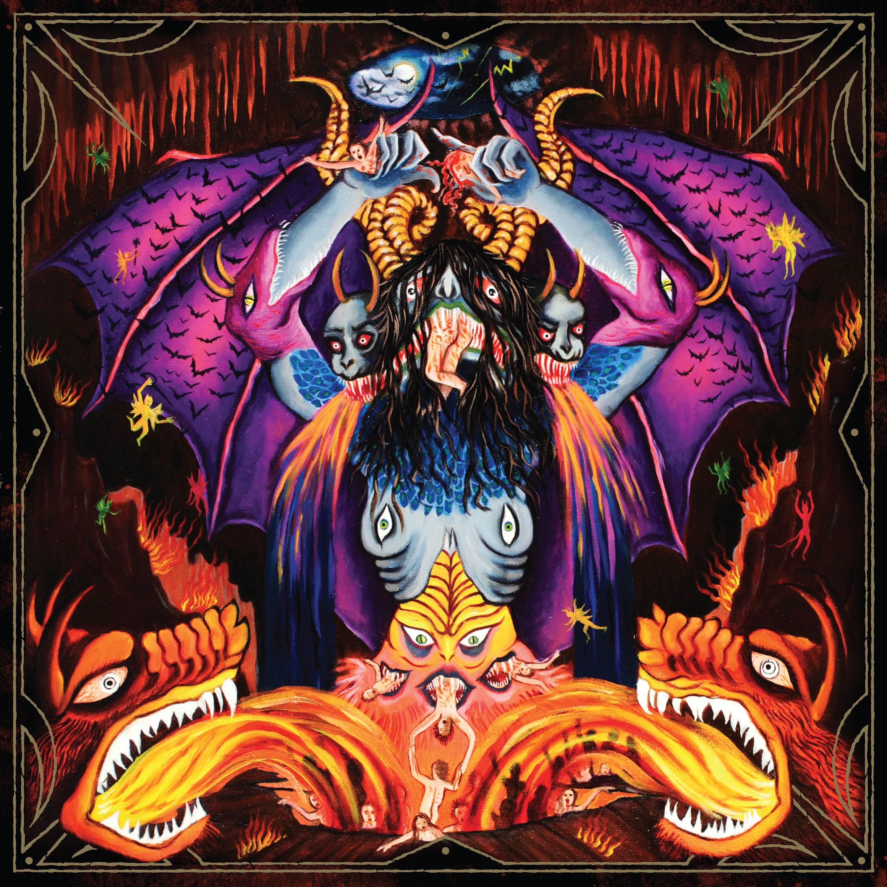 Devil Master - Satan Spits on Children of Light Vinyl LP Record | Limited Edition Satanic Black Metal Music | Perfect for Metal Collectors & Dark Music Enthusiasts