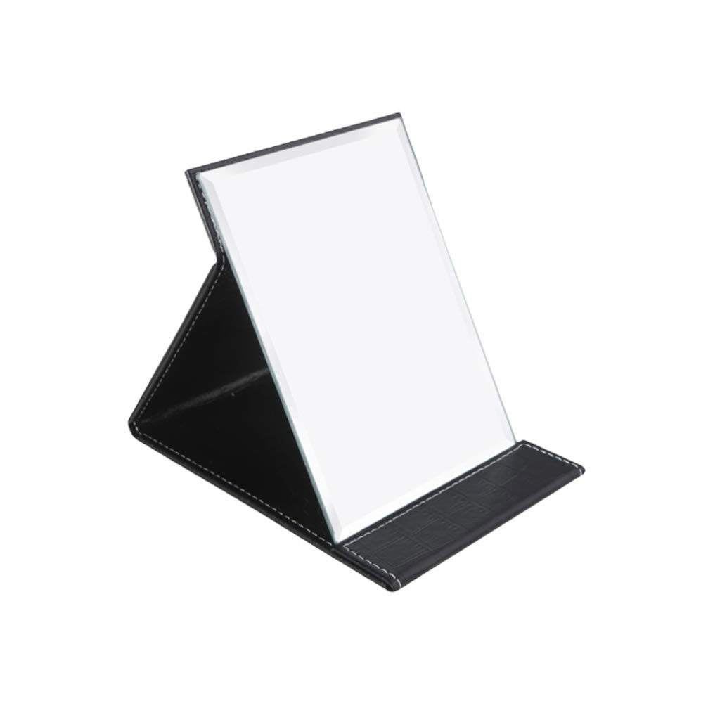 Beaupretty Foldable Makeup Mirror - Portable Cosmetic Mirror with Stand for Vanity, Travel & Home Use | Compact & Stylish Beauty Accessory for Makeup, Skincare & Salon