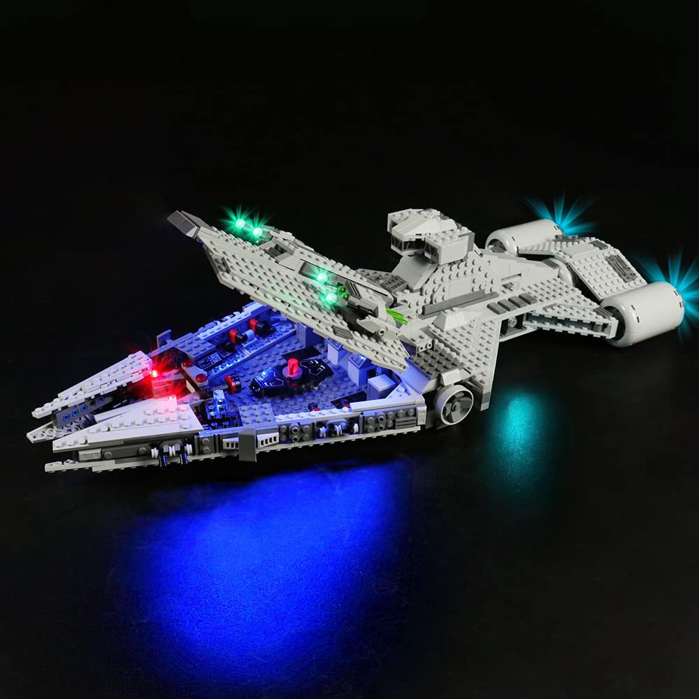 LMTIC Lighting Kit for Lego Imperial Light Cruiser 75315 - LED Light Set Compatible with Lego Star Wars 75315 Model (Lego Set Not Included) - Perfect for Display & Nighttime Showcase