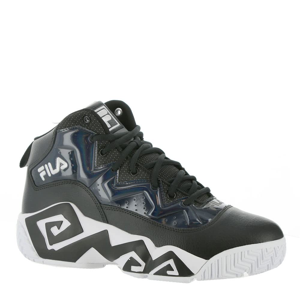 FILA Men's MBNight Walk Basketball Sneakers - DM US Black/White - Lightweight & Breathable for Court & Casual Wear