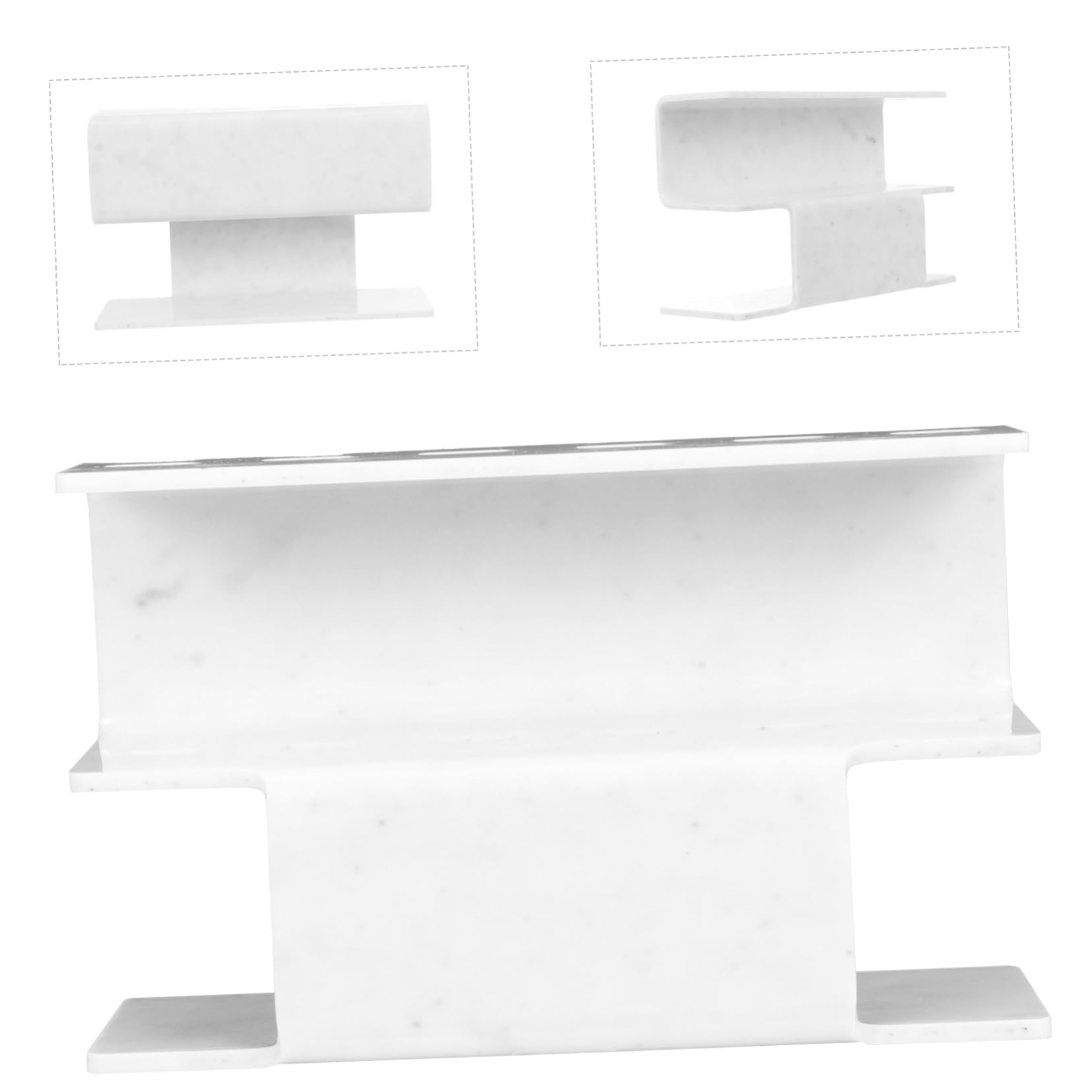 iPetboom Acrylic Display Stand Shelf - Makeup Kit Organizer, Tweezer Holder & Lash Extension Supplies Storage Rack - Perfect for Salon, Beauty Studio & Home Makeup Vanity