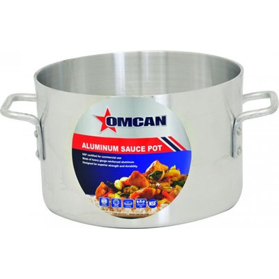 Nella 34 Qt Aluminum Sauce Pot - Large Commercial Kitchen Stock Pot for Cooking, Boiling, Stewing & Canning - Perfect for Restaurants, Catering & Home Chefs