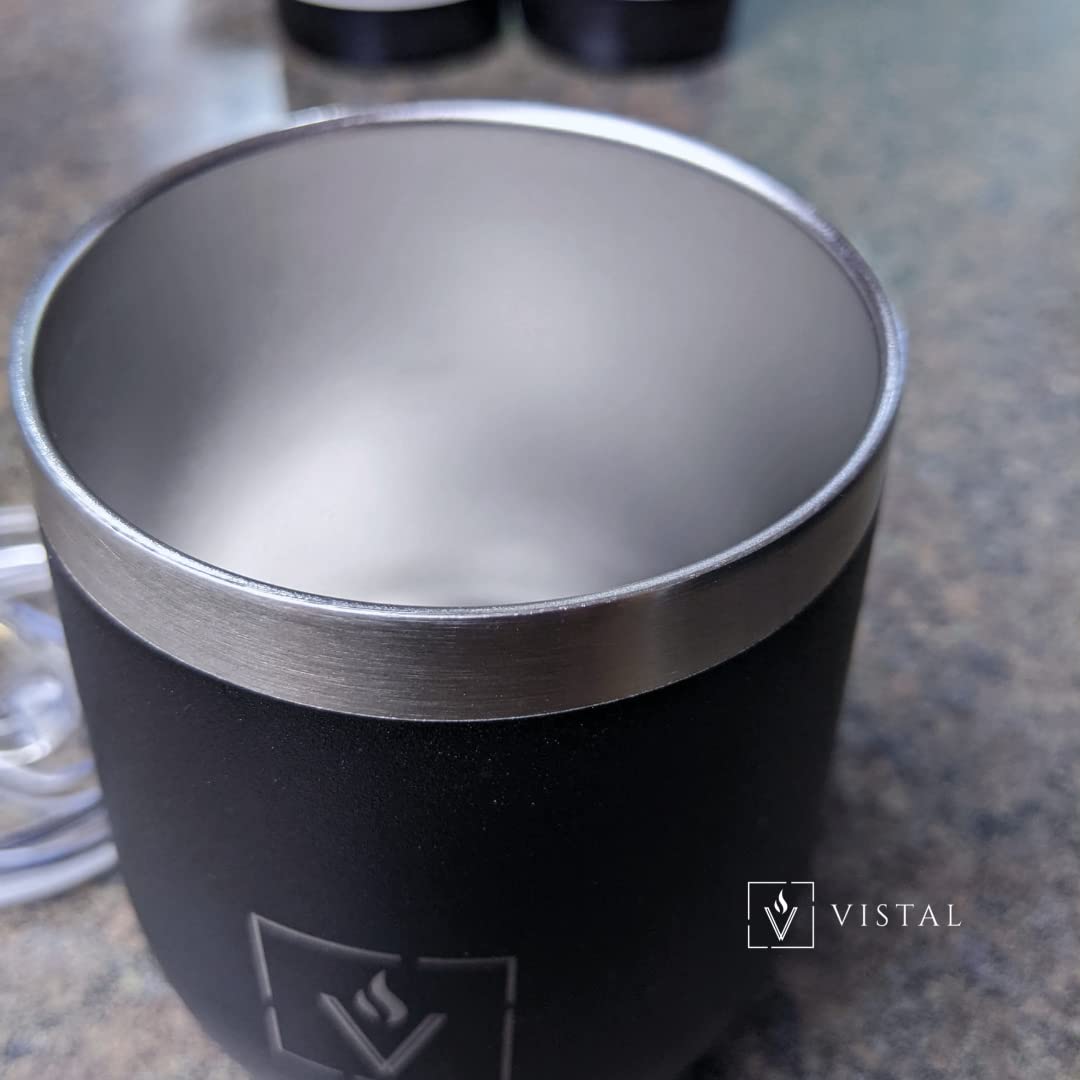 Vacuum Insulated Stainless Steel Wine Tumbler - Perfect for Travel & Picnics