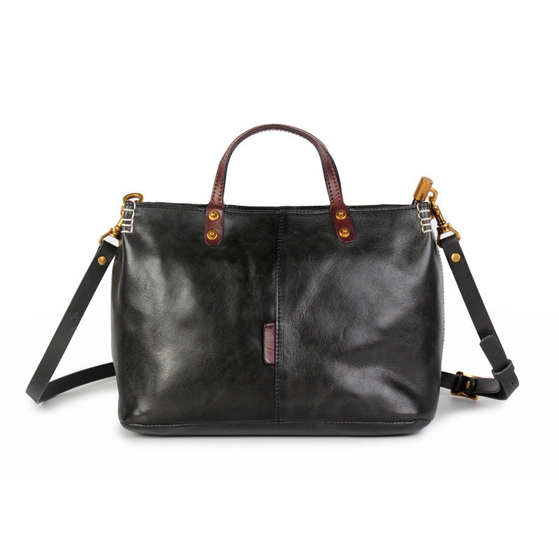 Handmade Italian Leather Work Handbag for Women - Elegant & Durable Professional Office Bag, Business Tote, Travel & Everyday Use