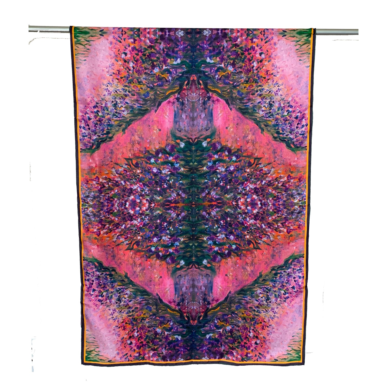 Elegant Lily Walk Long Silk Scarf for Women - Soft Luxury Fashion Accessory for Dresses, Coats & Evening Wear