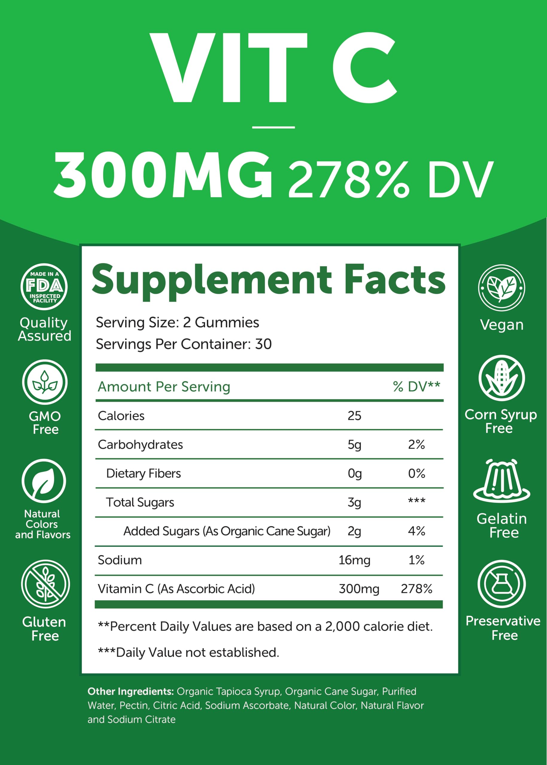 Lunakai Vitamin C and Collagen Gummies Bundle - 300mg Organic Non-GMO Vegan Chewable Supplement for Skin & Immunity - Anti-Aging Support for Men & Women - 30 Day Supply - Perfect for Daily Wellness & Travel
