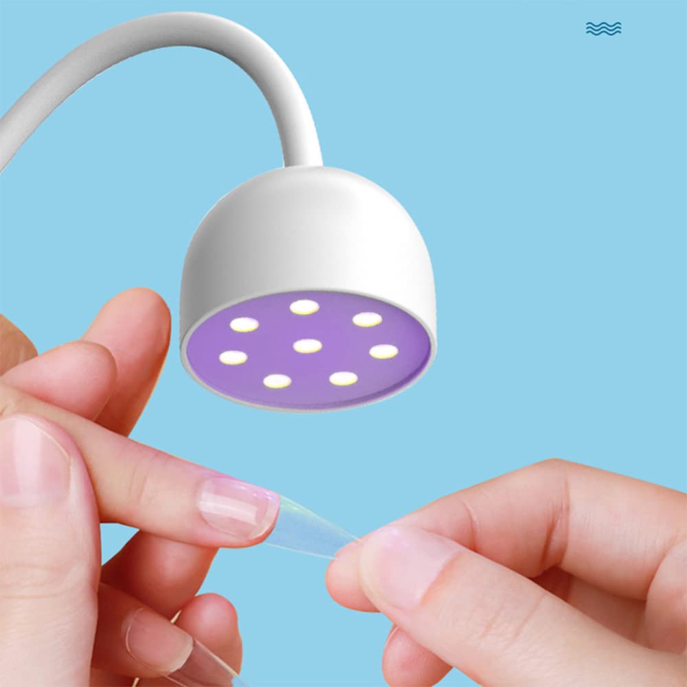 ShiningLove 24W LED UV Nail Lamp - 360° Rotating Quick Dry Manicure Light with USB Plug-in for Gel Polish Curing | Perfect for Home & Salon Nail Art, DIY Gel Manicures & Professional Nail Treatments