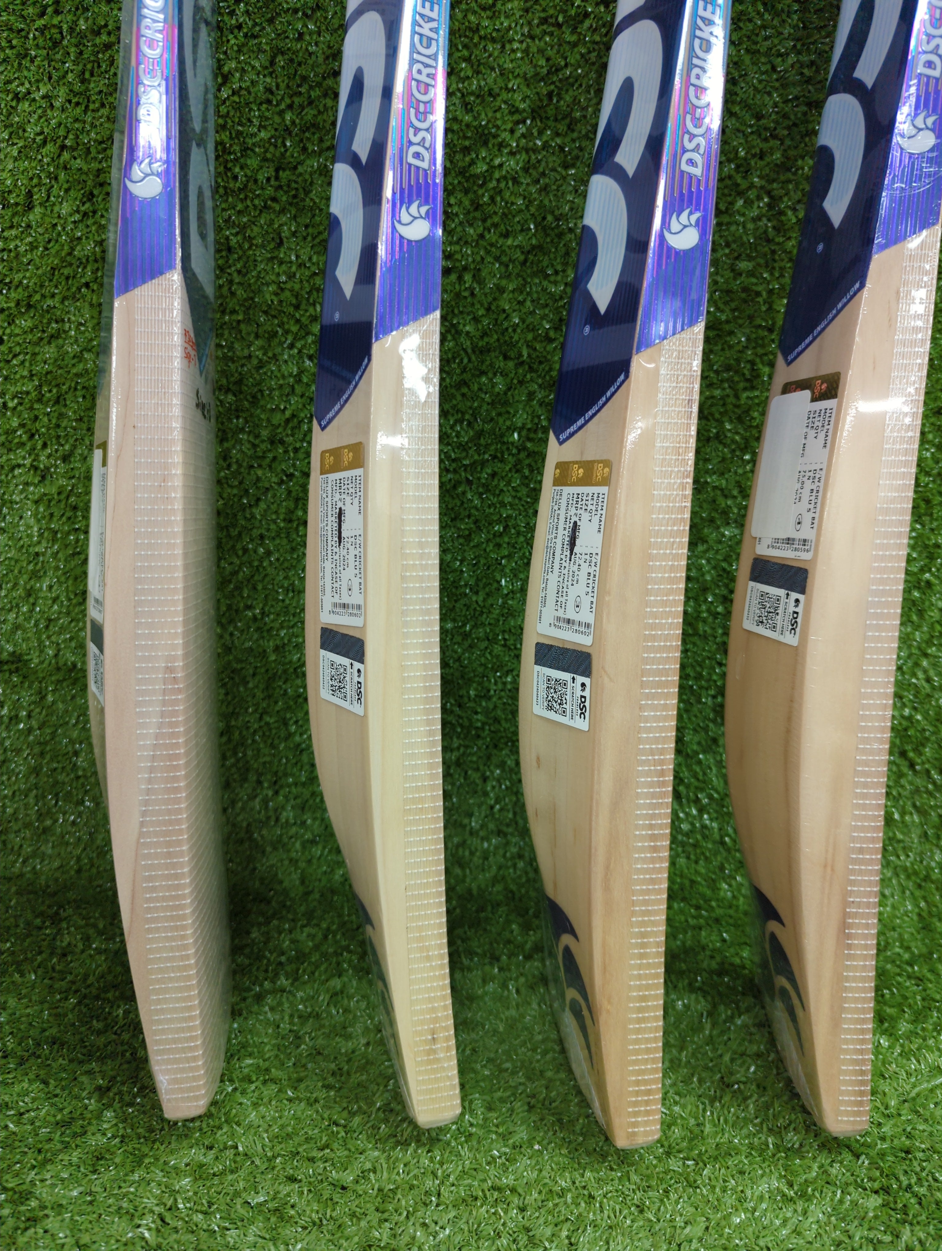Premium DSC BLU 5 Junior/Youth Cricket Bat - English Willow for Young Players - Perfect for Practice Matches & Training Sessions
